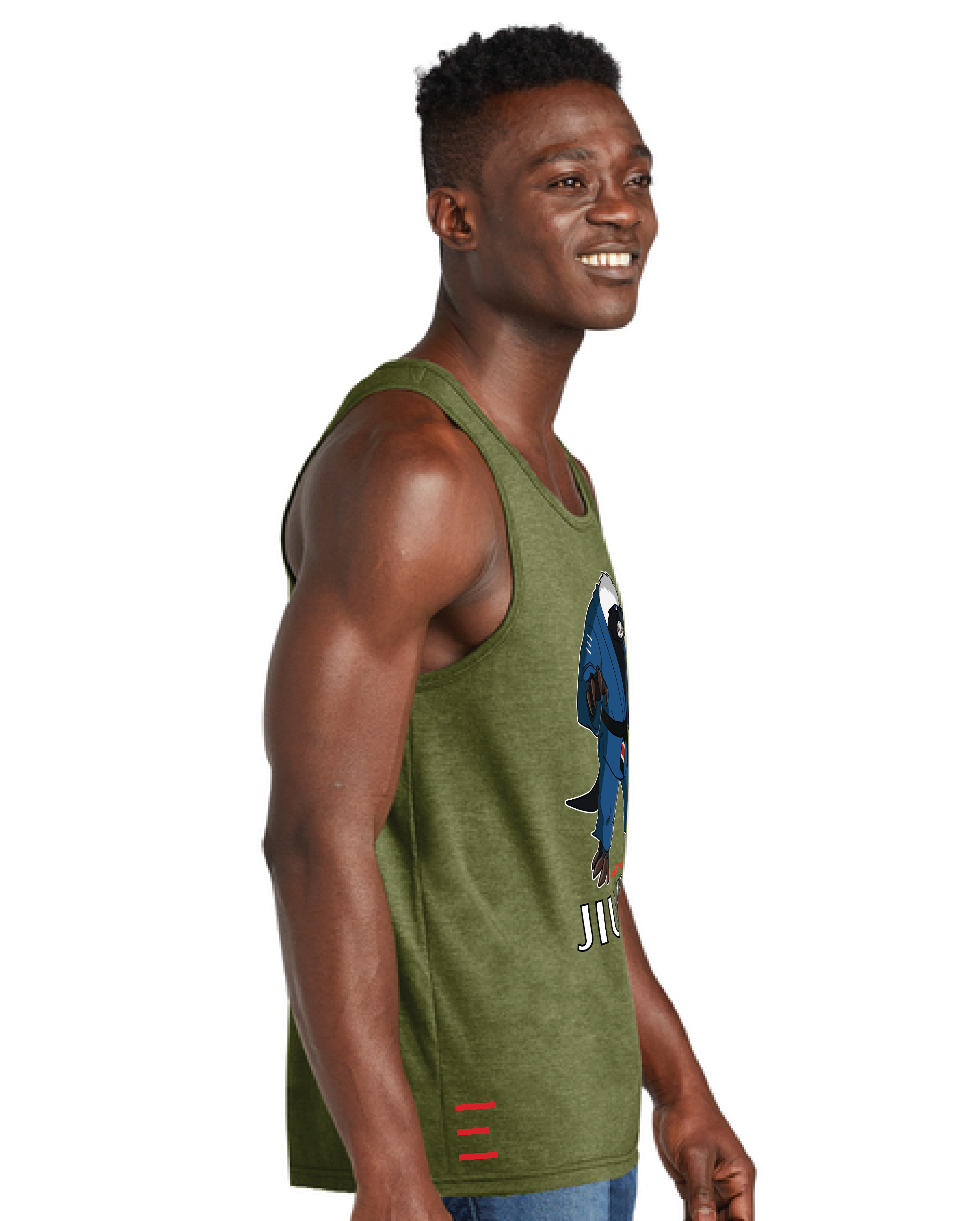 Razik the Honey Badger Jiu-Jitsu Tank Top – BJJ Animals Series Scrappy Grappler