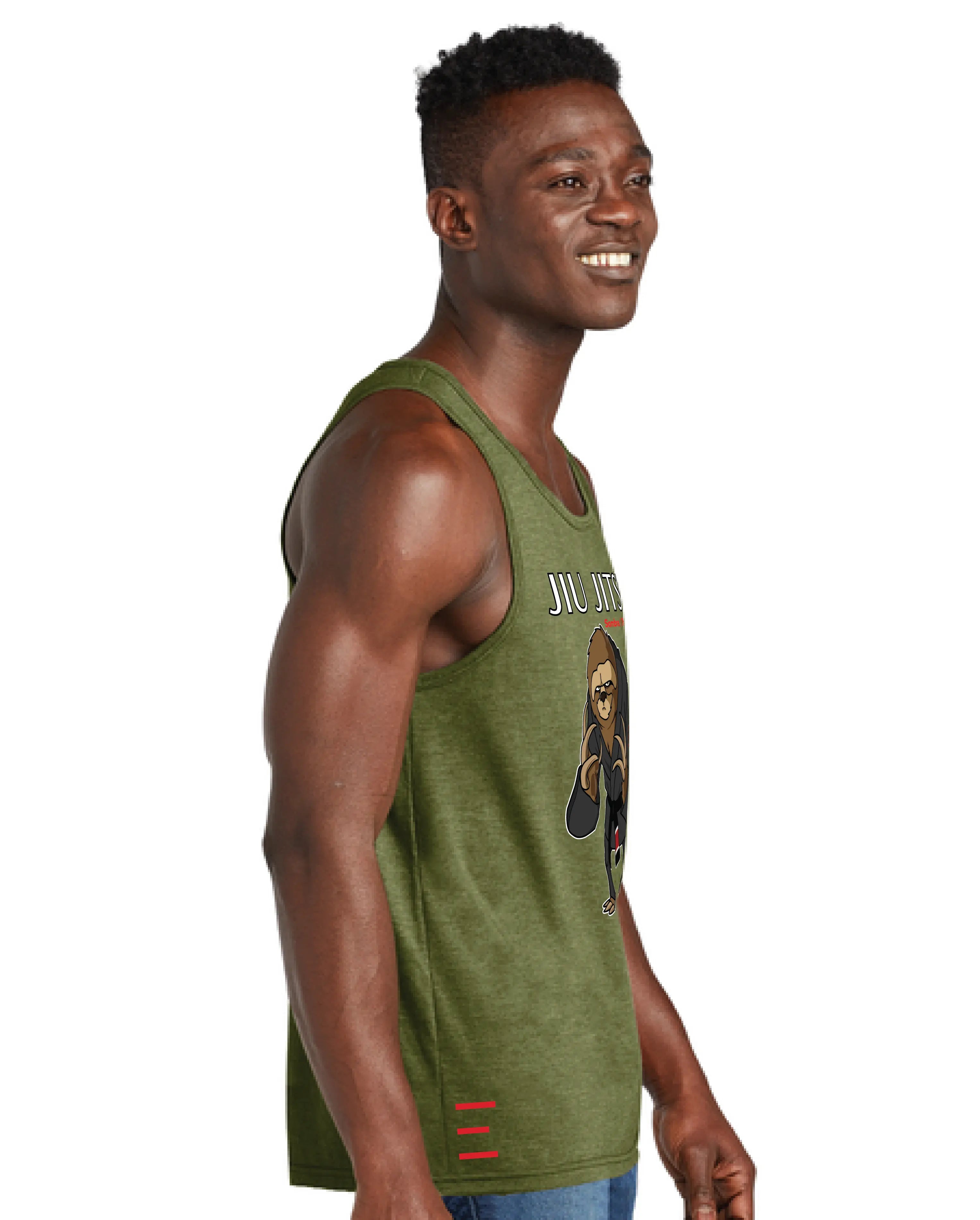 Sombra the Sloth Jiu-Jitsu Tank Top – BJJ Animals Series Slow Is Smooth Shirt