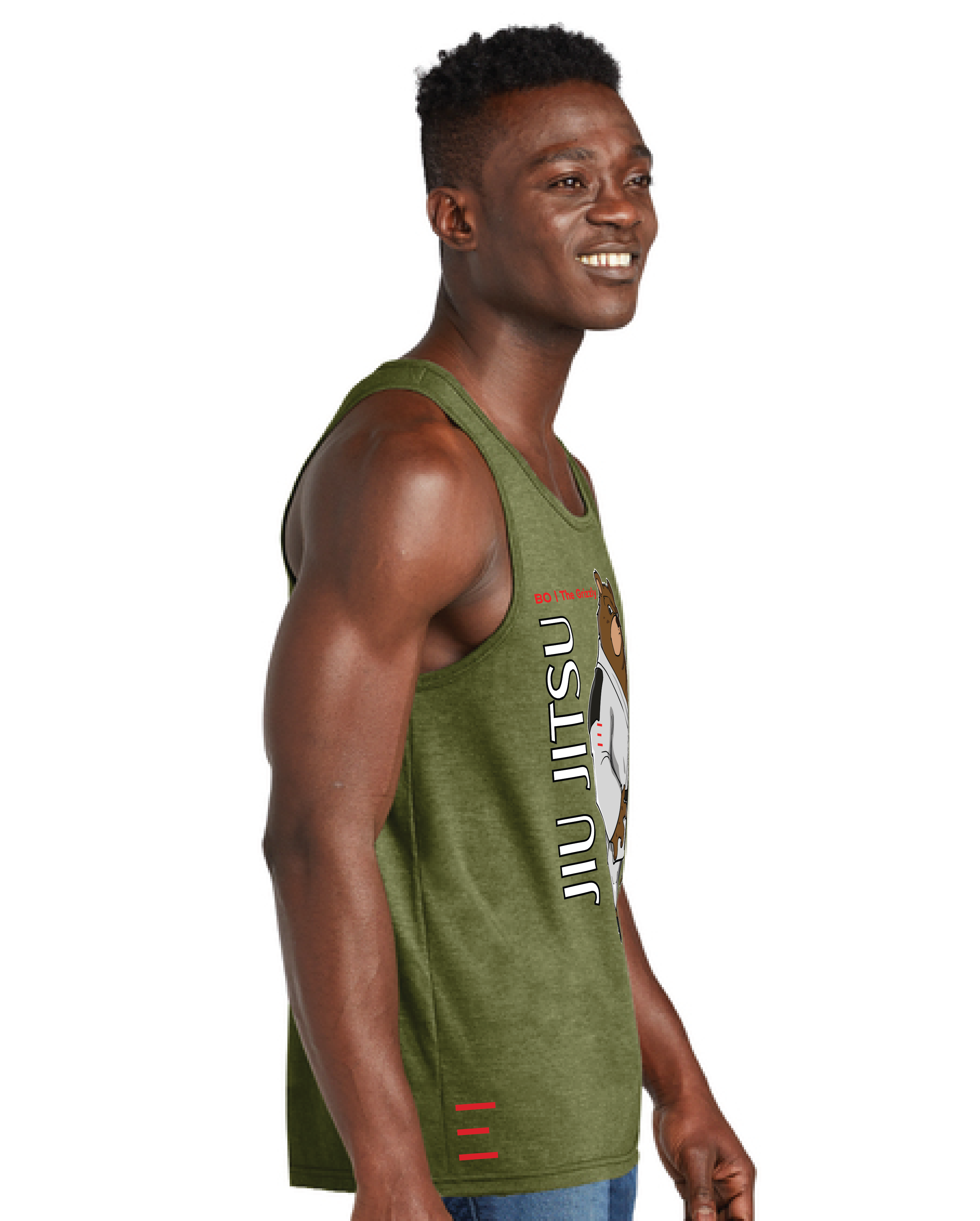 BO the Grizzly Jiu-Jitsu Tank Top – Fun Character BJJ Shirt
