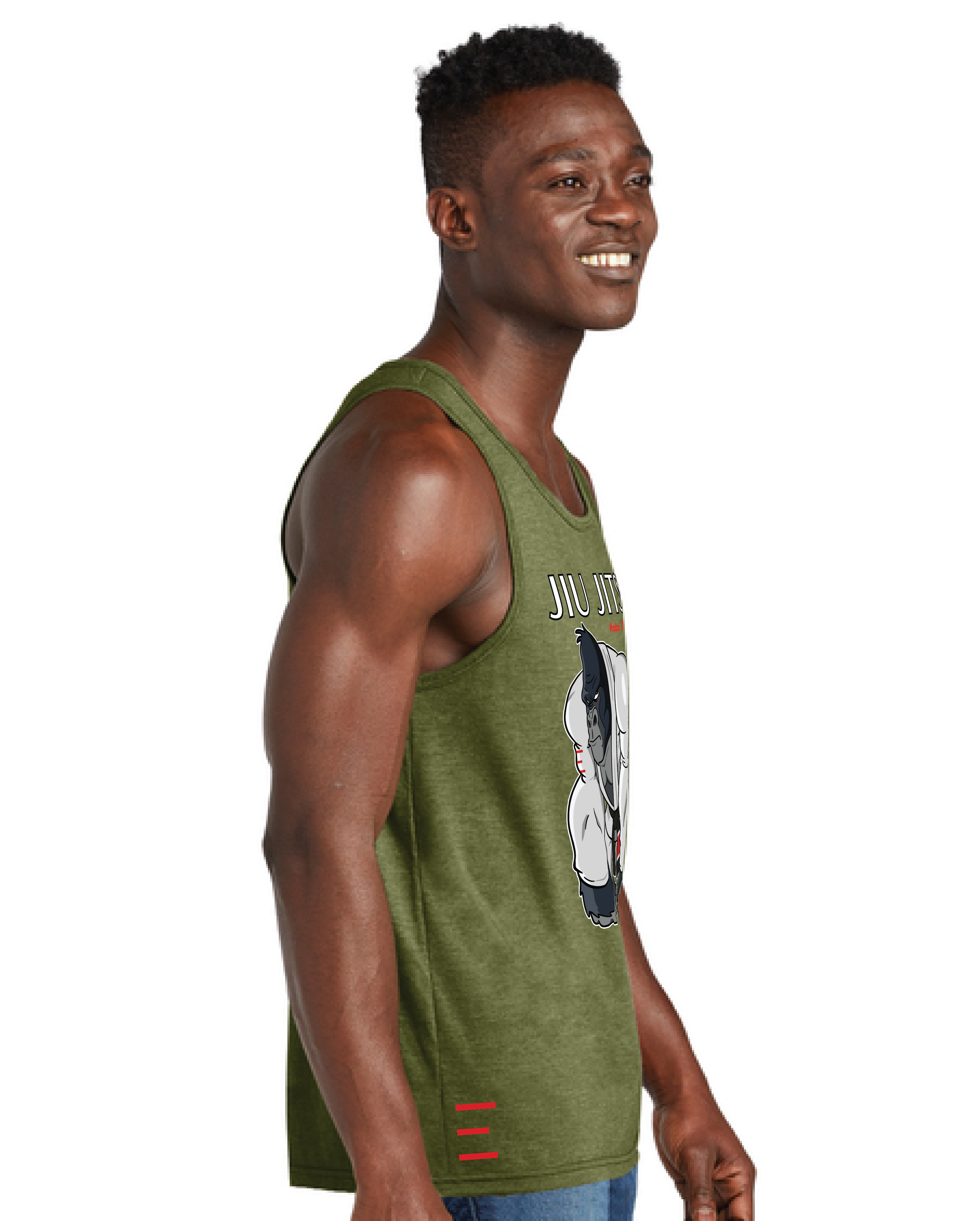 Kobo the Gorilla Jiu-Jitsu Tank Top – BJJ Animals Series Power Game Shirt
