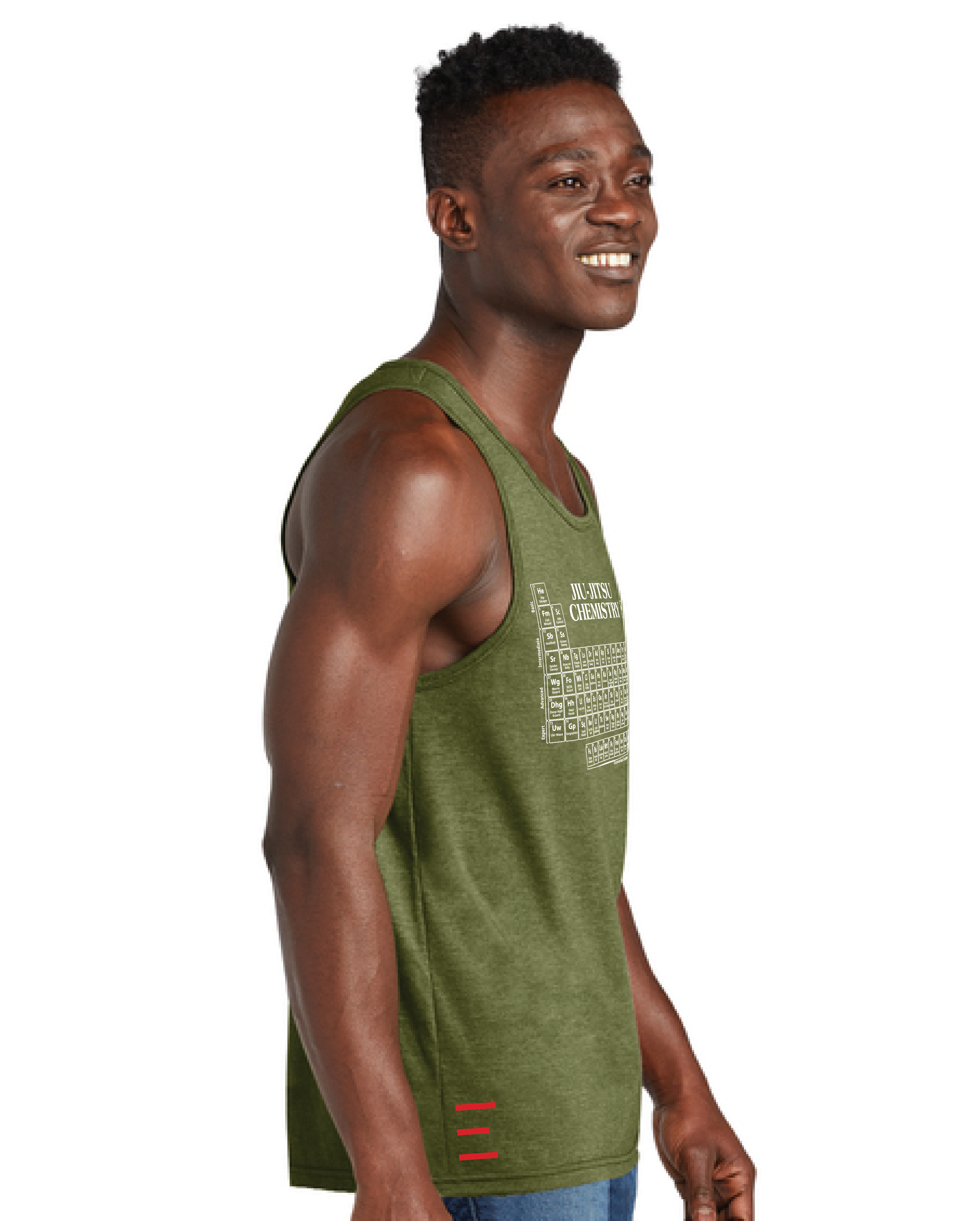 Jiu-Jitsu Chemistry Tank Top – BJJ Techniques & Periodic Table Shirt