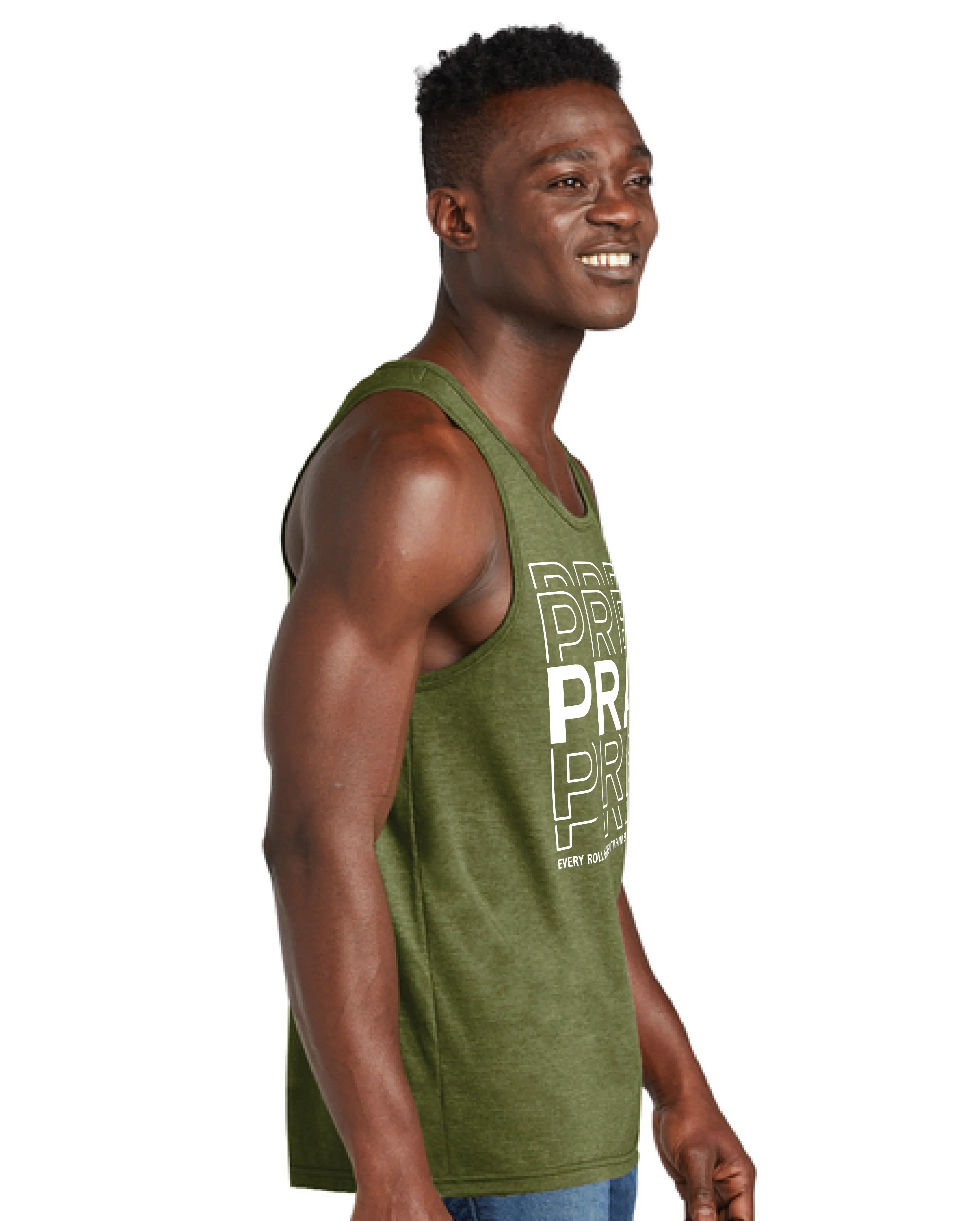 Pray vs Prey Jiu-Jitsu Tank Top – Faith and Fight BJJ Grappling Shirt for Training and Open Mat 