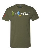 Pickle + Paddle = Fun Pickleball T-Shirt - Cute and Playful Design