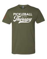 Pickleball is My Therapy T-Shirt - Relax and Play in Style