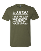 Jiu-Jitsu - I’m Sorry to Hear About the Recent Passing of your Guard - BJJ Funny Premium Shirt
