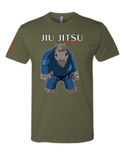 Kai the Unmovable Hippo – Adult BJJ Premium T-shirt