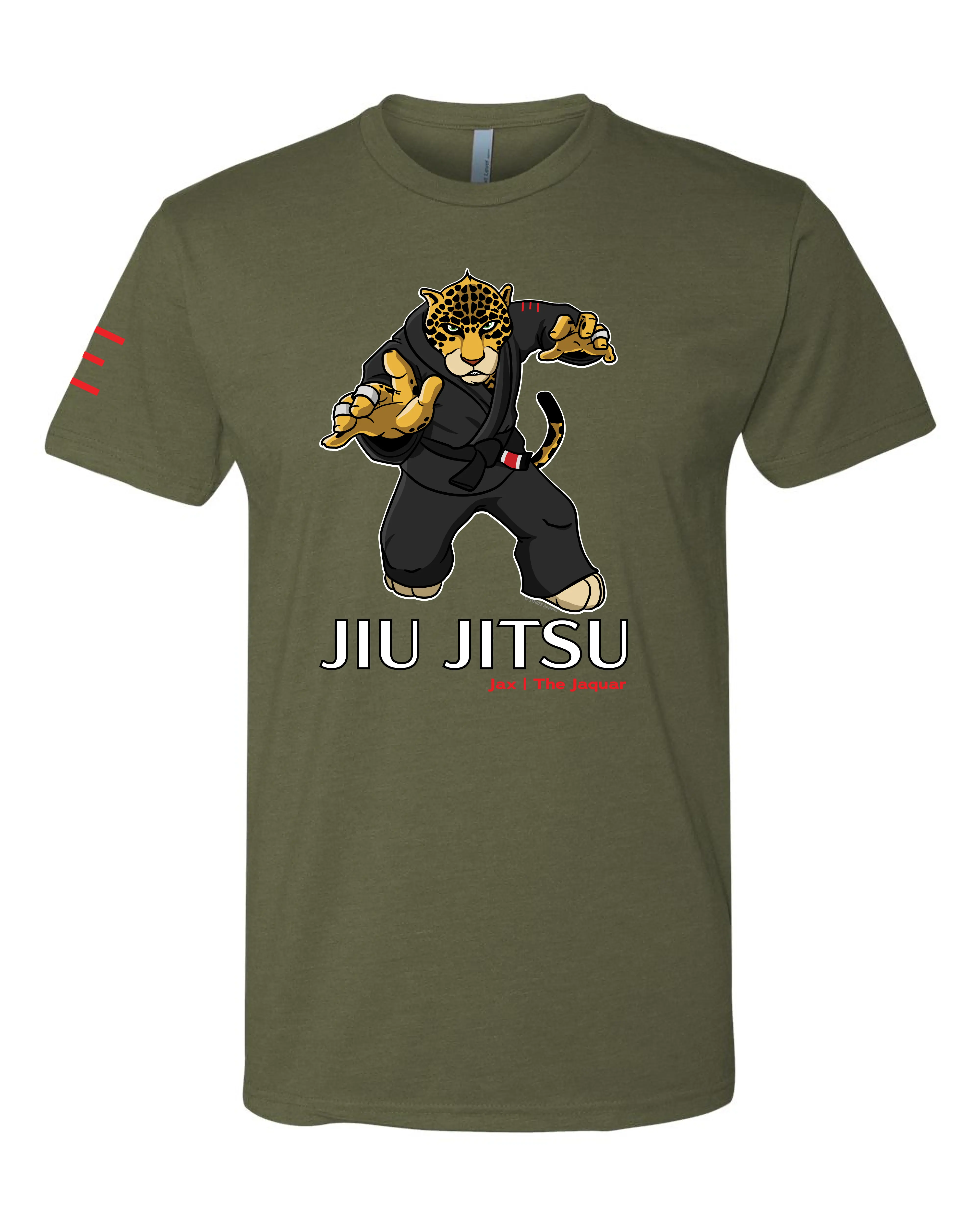 Jax the Agile Jaguar – Adult BJJ Premium T-shirt 