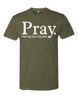 Pray Jiu-Jitsu T-Shirt – Funny BJJ Injury Prevention Shirt for Grapplers