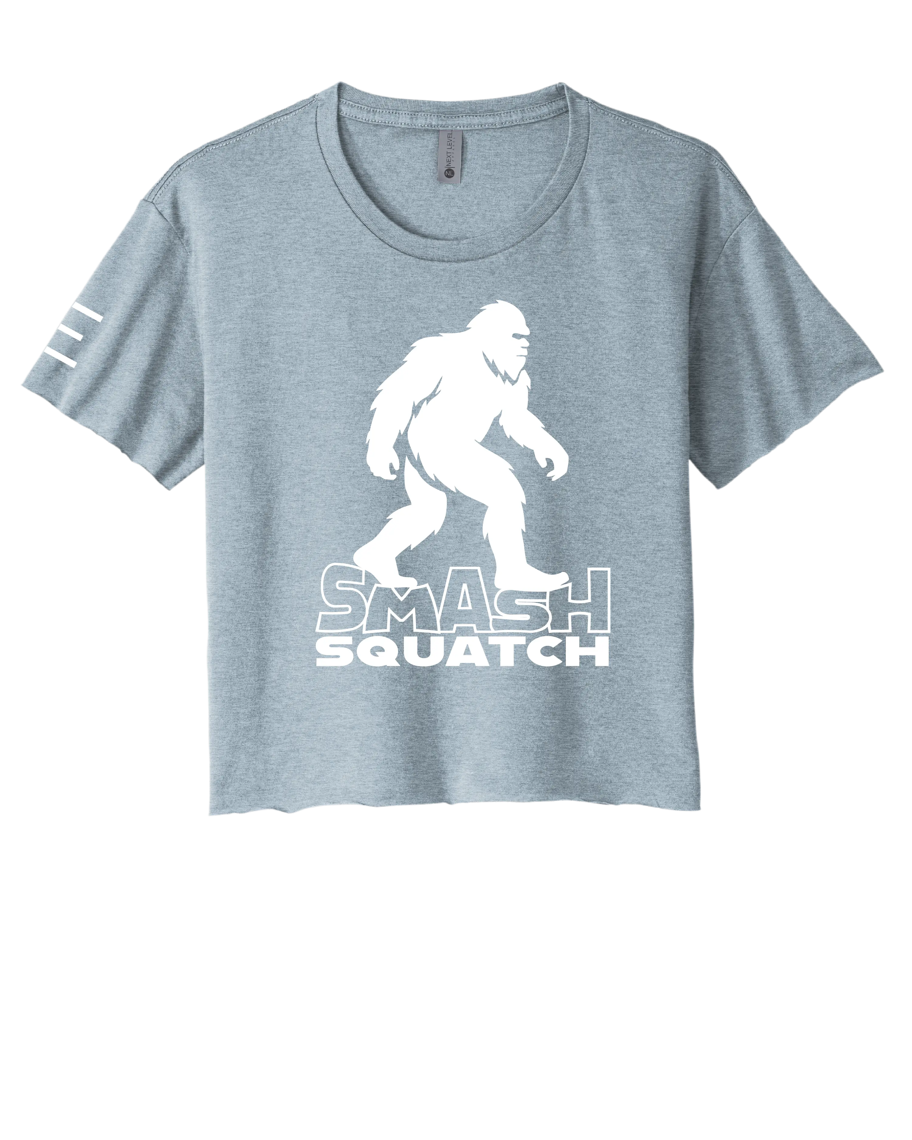 Smash Squatch Jiu-Jitsu Crop Top – Funny Bigfoot BJJ Shirt 