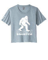 Smash Squatch Jiu-Jitsu Crop Top – Funny Bigfoot BJJ Shirt