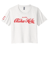 "Choka-Holic" Jiu-Jitsu Crop Top – Funny Women's BJJ Shirt