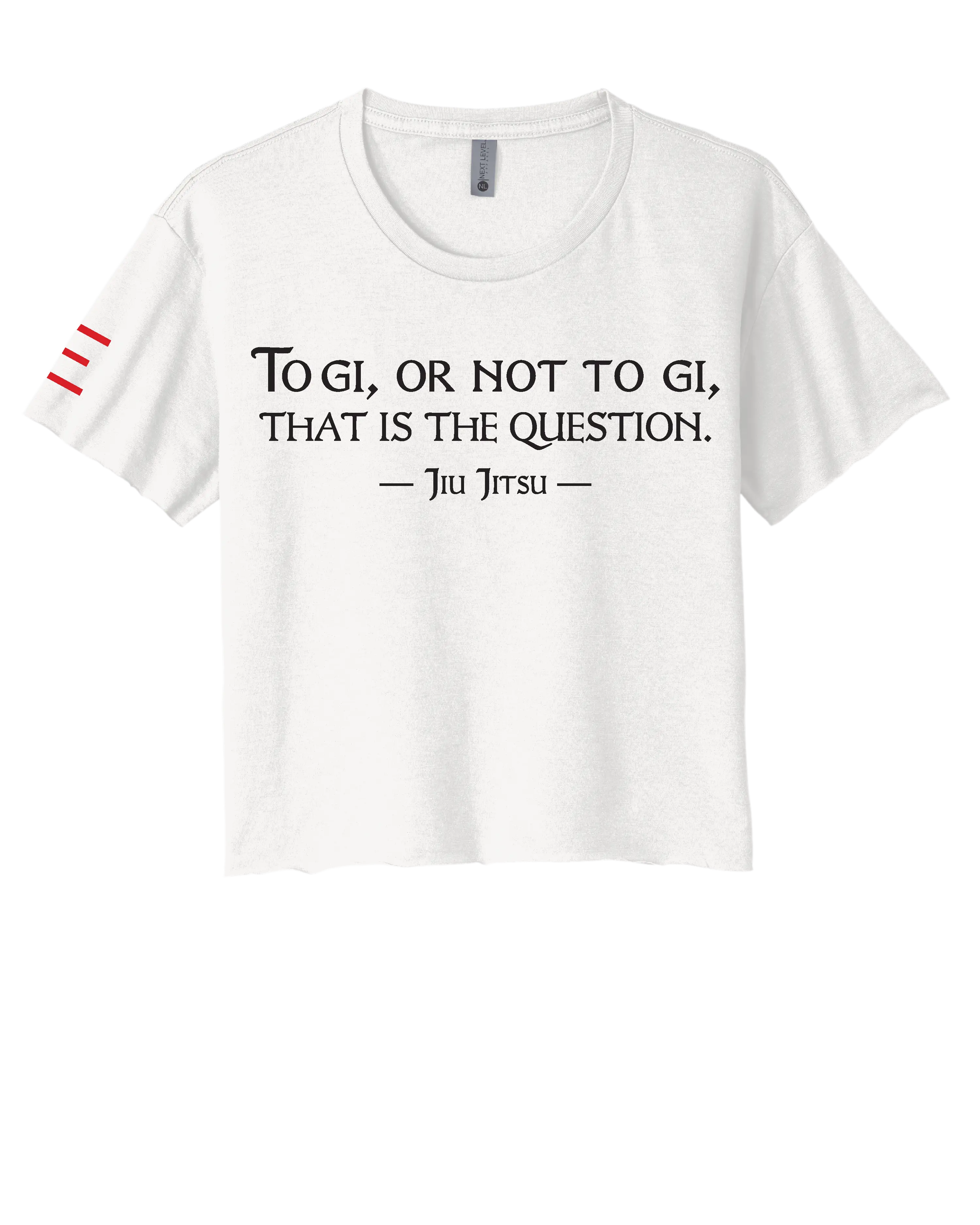 "To Gi or Not to Gi" Jiu-Jitsu Crop Top - 3Three Apparel LLC.