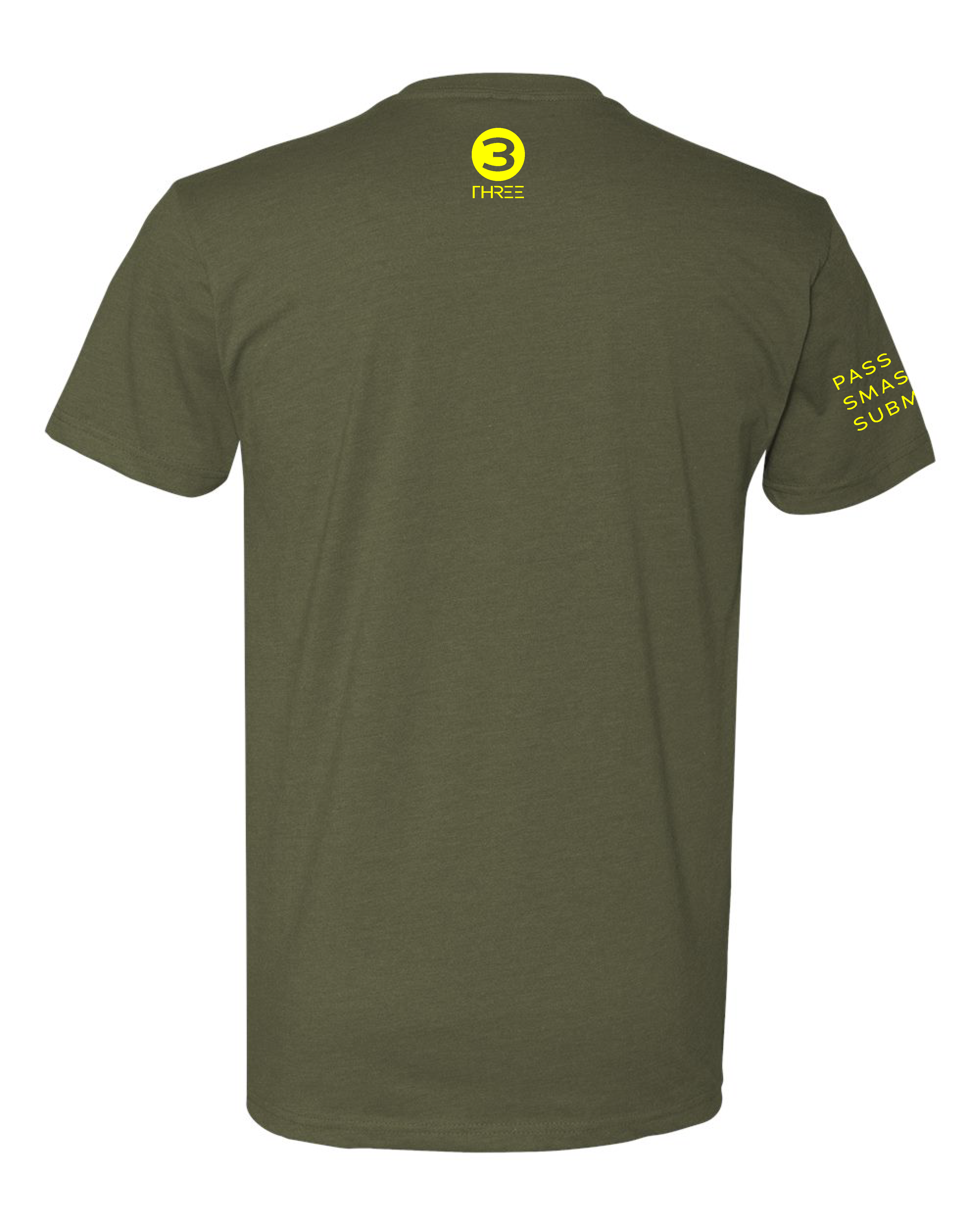 NEON BELLY V2 (Knee on Belly) Jiu-Jitsu Shirt - BJJ Funny Meme Premium T-Shirt - 3Three Apparel LLC.