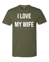 "I LOVE MY WIFE" Hidden Message Jiu-Jitsu Funny T-Shirt