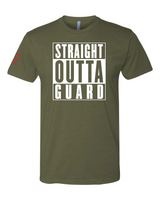 Straight Outta Guard: Premium Conversation Starter T-Shirt for Jiu-Jitsu Enthusiasts