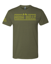 NEON BELLY V2 (Knee on Belly) Jiu-Jitsu Shirt - BJJ Funny Meme Premium T-Shirt - 3Three Apparel LLC.