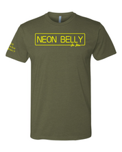 NEON BELLY (Knee on Belly) Jiu-Jitsu Shirt - BJJ Funny Meme Premium T-Shirt 