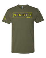 NEON BELLY (Knee on Belly) Jiu-Jitsu Shirt - BJJ Funny Meme Premium T-Shirt