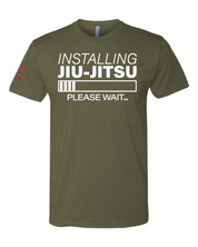Installing Jiu-Jitsu Status Bar Please Wait - BJJ Funny Meme Premium T-Shirt 