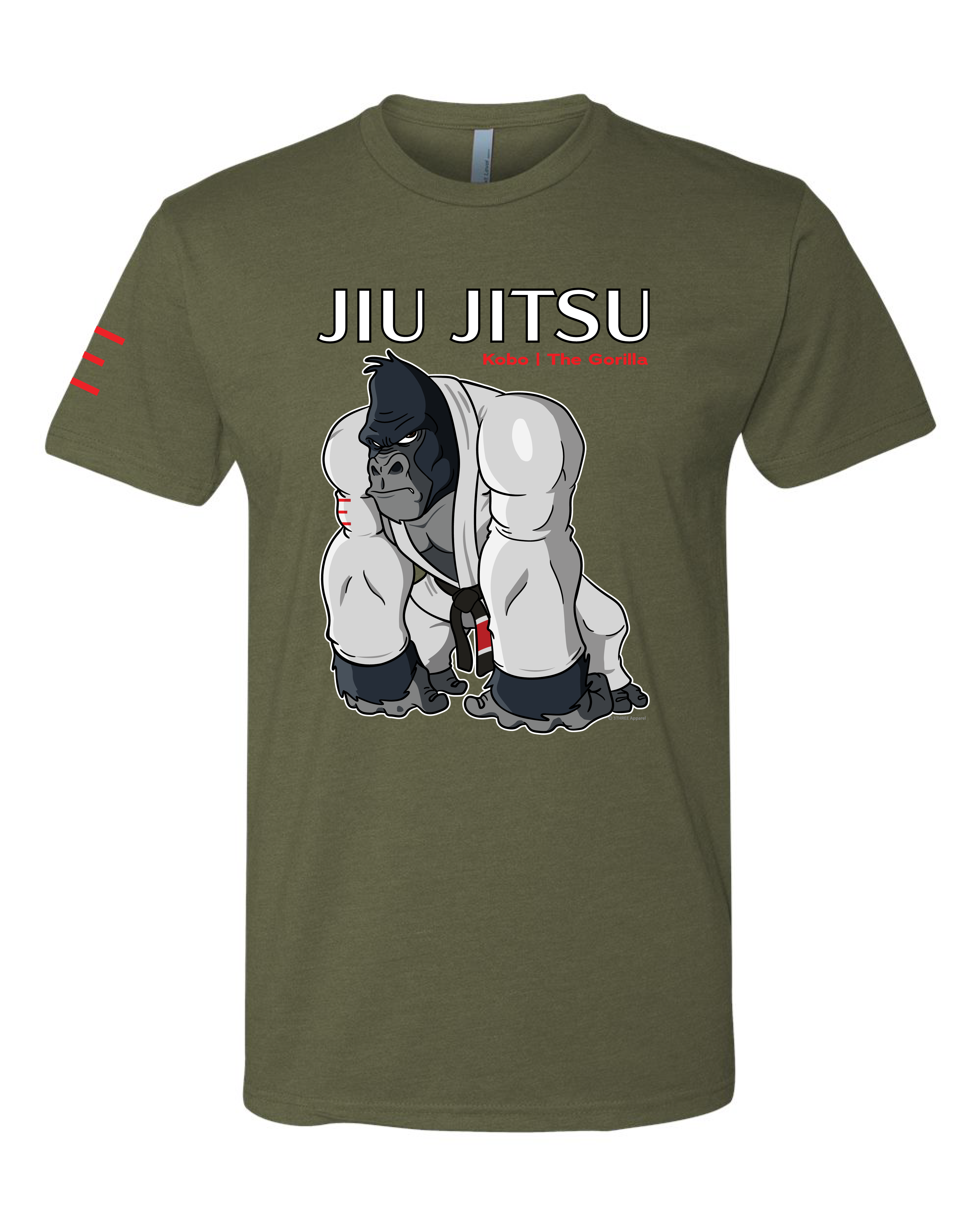Kobo the Relentless Gorilla – Adult BJJ Premium T-shirt