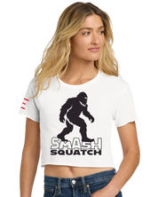 Smash Squatch Jiu-Jitsu Crop Top – Funny Bigfoot BJJ Shirt