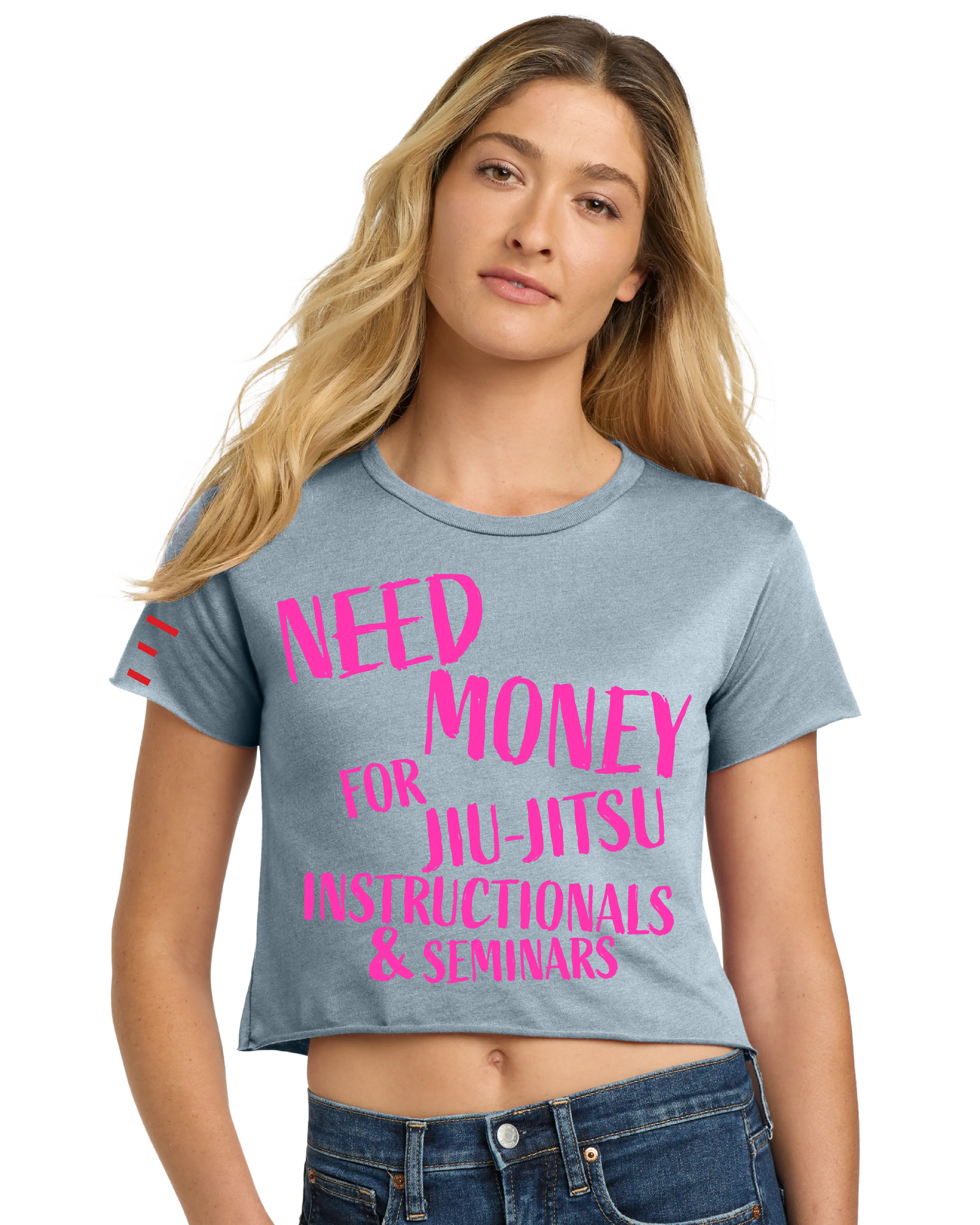 Need Money for Jiu-Jitsu Instructionals & Seminars Crop Top 