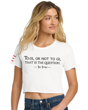 "To Gi or Not to Gi" Jiu-Jitsu Crop Top - 3Three Apparel LLC.