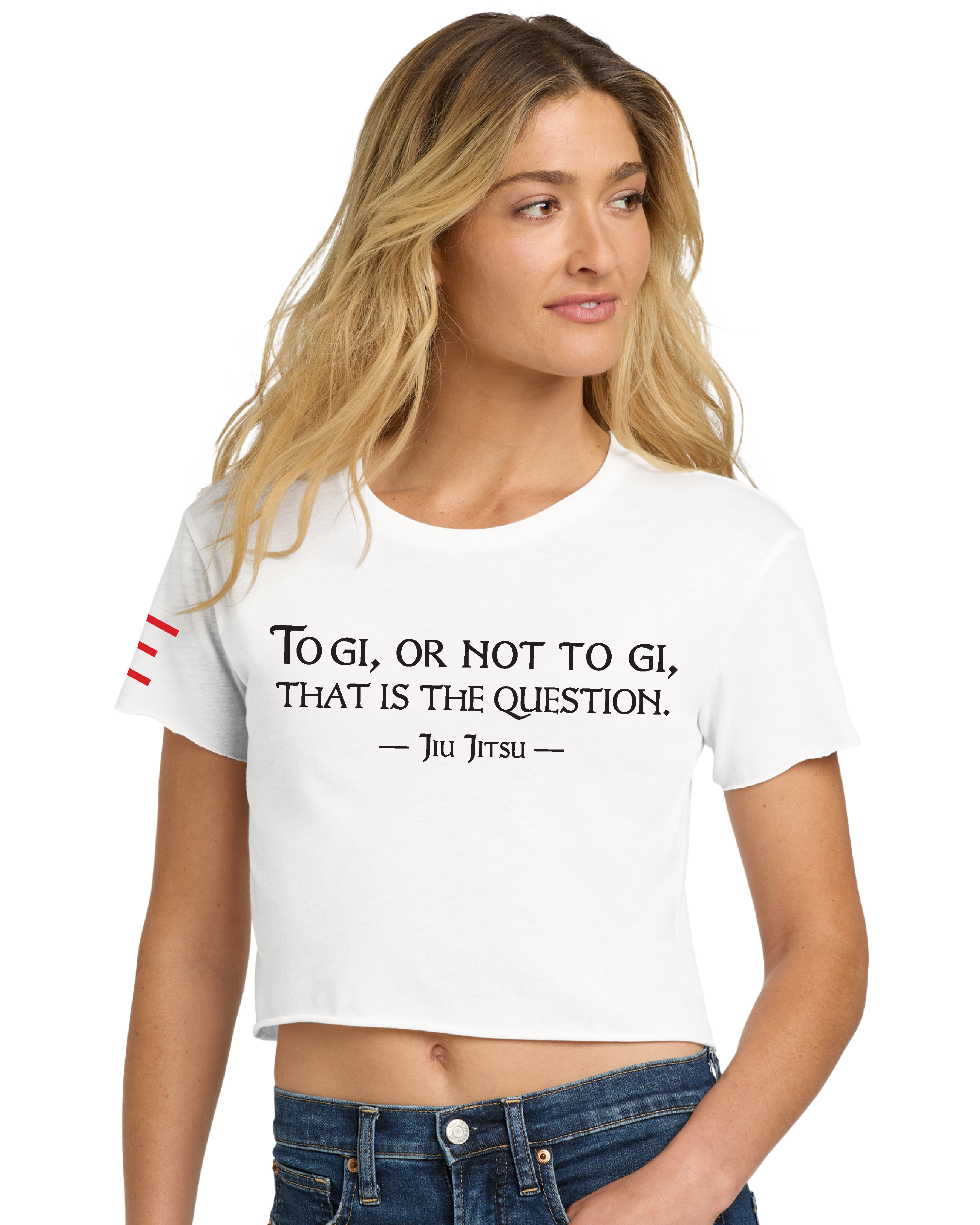 "To Gi or Not to Gi" Jiu-Jitsu Crop Top - 3Three Apparel LLC.