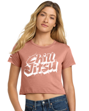 "Chill Jitsu" Jiu-Jitsu Women's Crop Top - 3Three Apparel LLC.