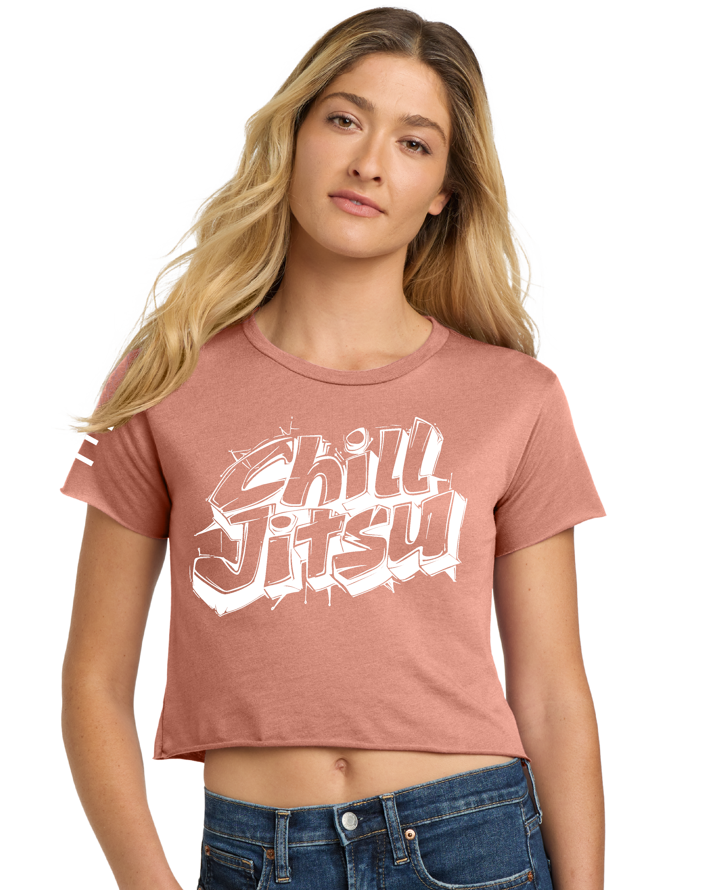 "Chill Jitsu" Jiu-Jitsu Women's Crop Top - 3Three Apparel LLC.