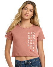 ArmBar | Triangle | Omoplata - Jiu-Jitsu Womens Crop Top - 3Three Apparel LLC.