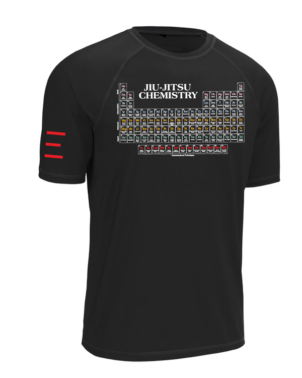 Jiu-Jitsu Periodic Table Chemistry - Rash Guard 