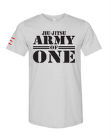 Jiu-Jitsu Army of One - Tough Mind, Spirit, and Will. Your Journey is only Yours - Premium T-Shirt - JiuJitsu