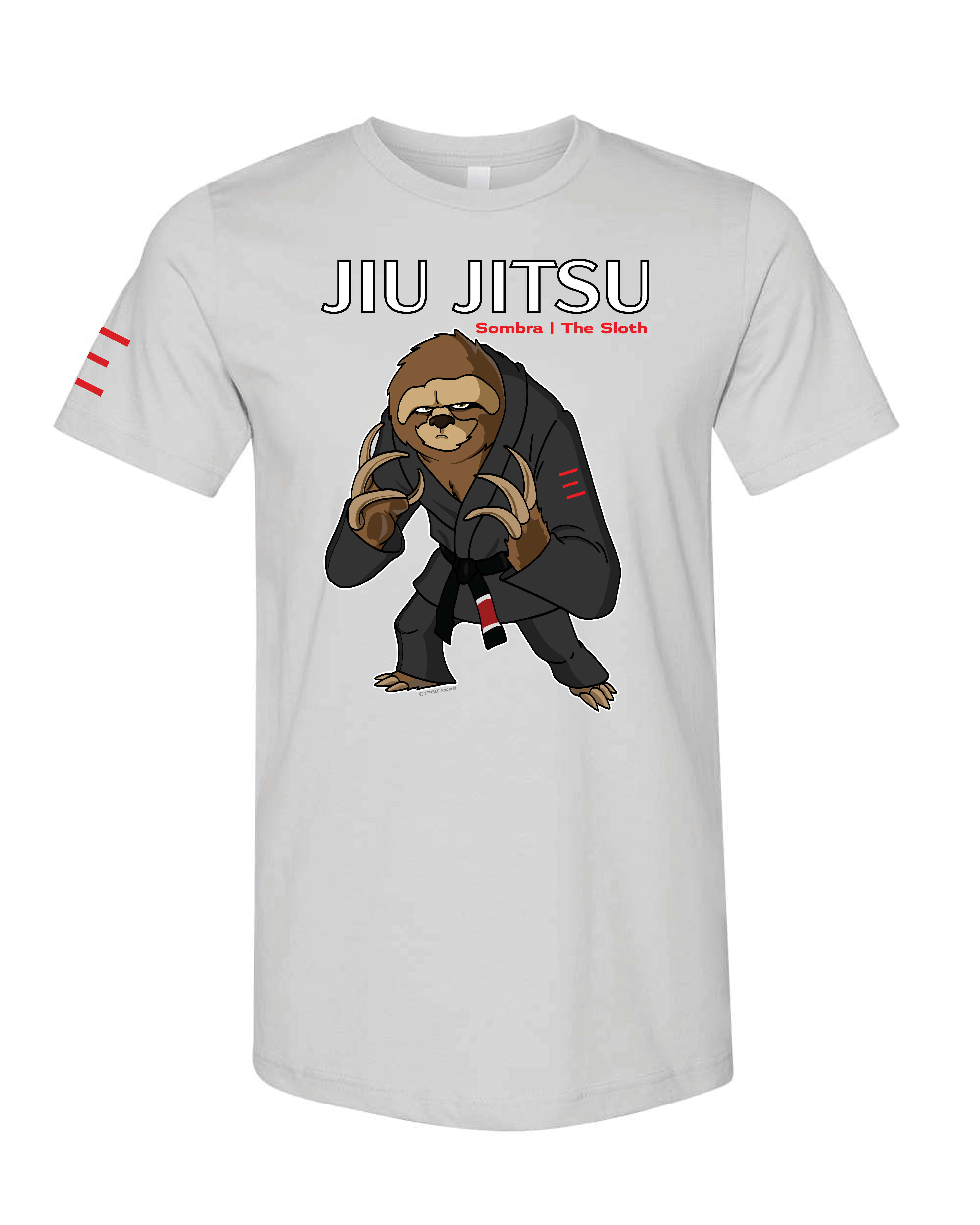 Sombra the Methodical Sloth – Adult BJJ Premium T-shirt