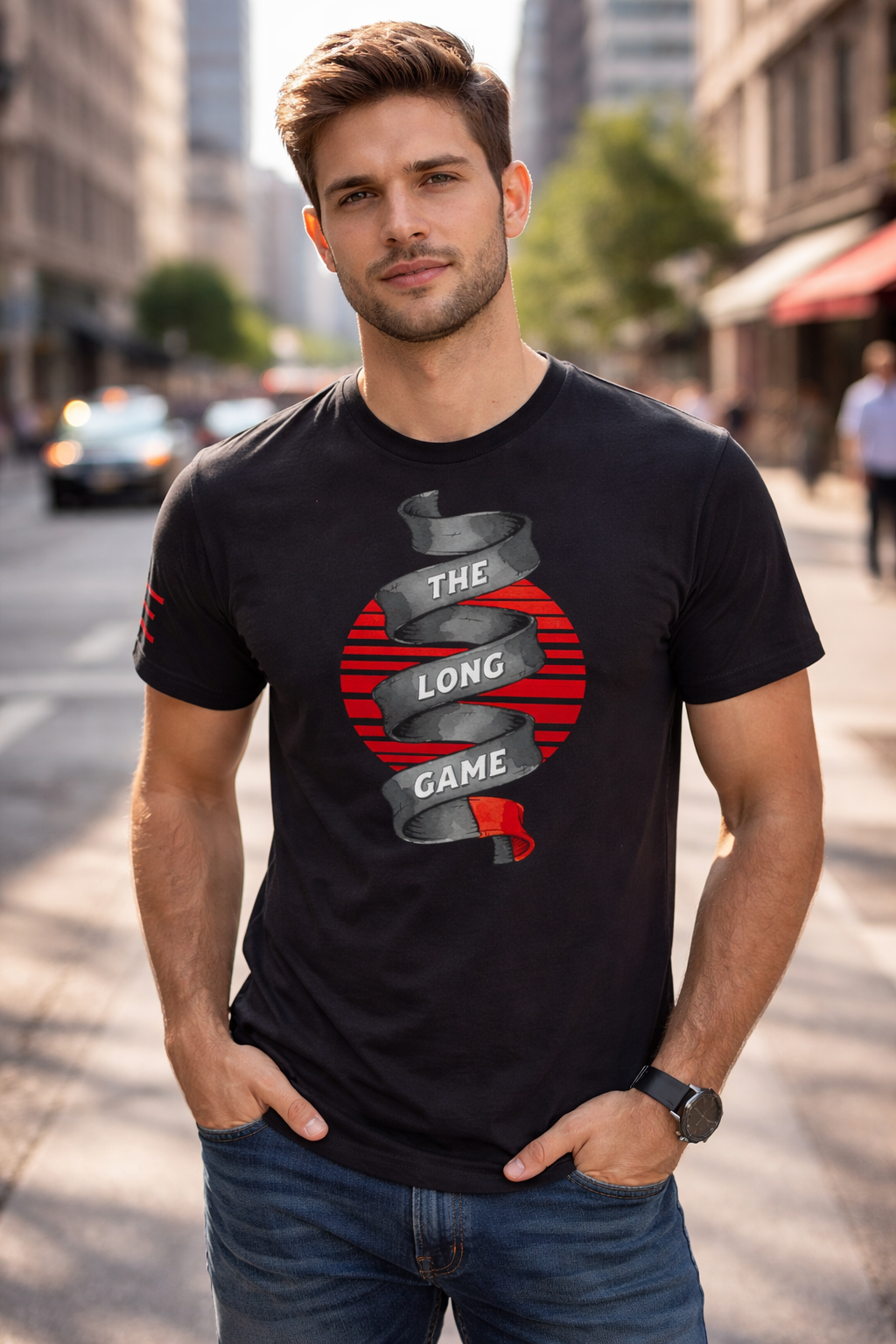 The Long Game -  Jiu Jitsu T-Shirt for BJJ Everyday Wear