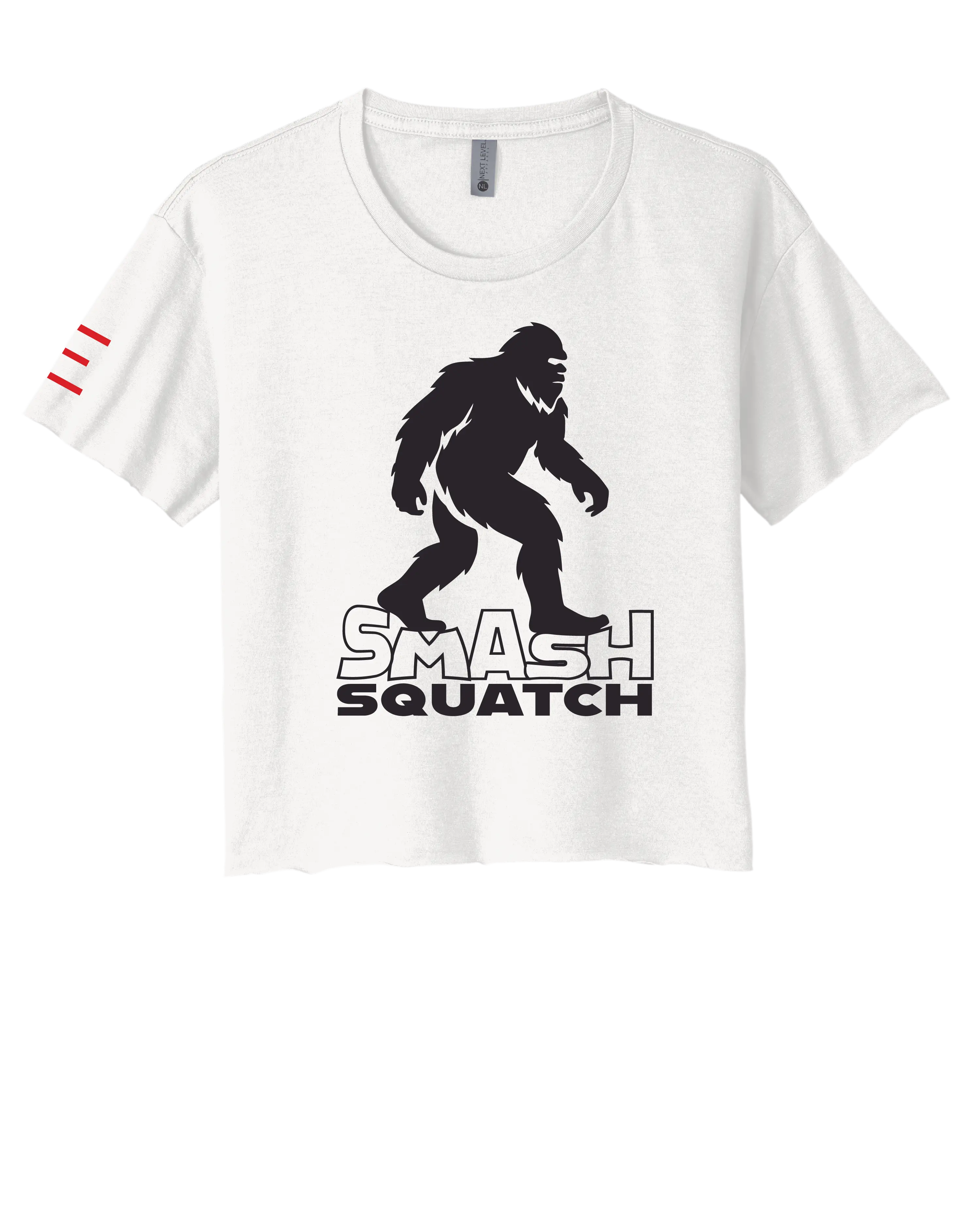 Smash Squatch Jiu-Jitsu Crop Top – Funny Bigfoot BJJ Shirt 