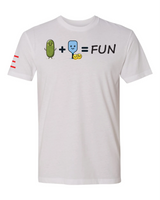 Pickle + Paddle = Fun Pickleball T-Shirt - Cute and Playful Design