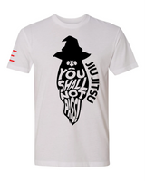JIU-JITSU - You Shall Not Pass! - Wizard - BJJ Funny Meme Premium T-Shirt - Unisex