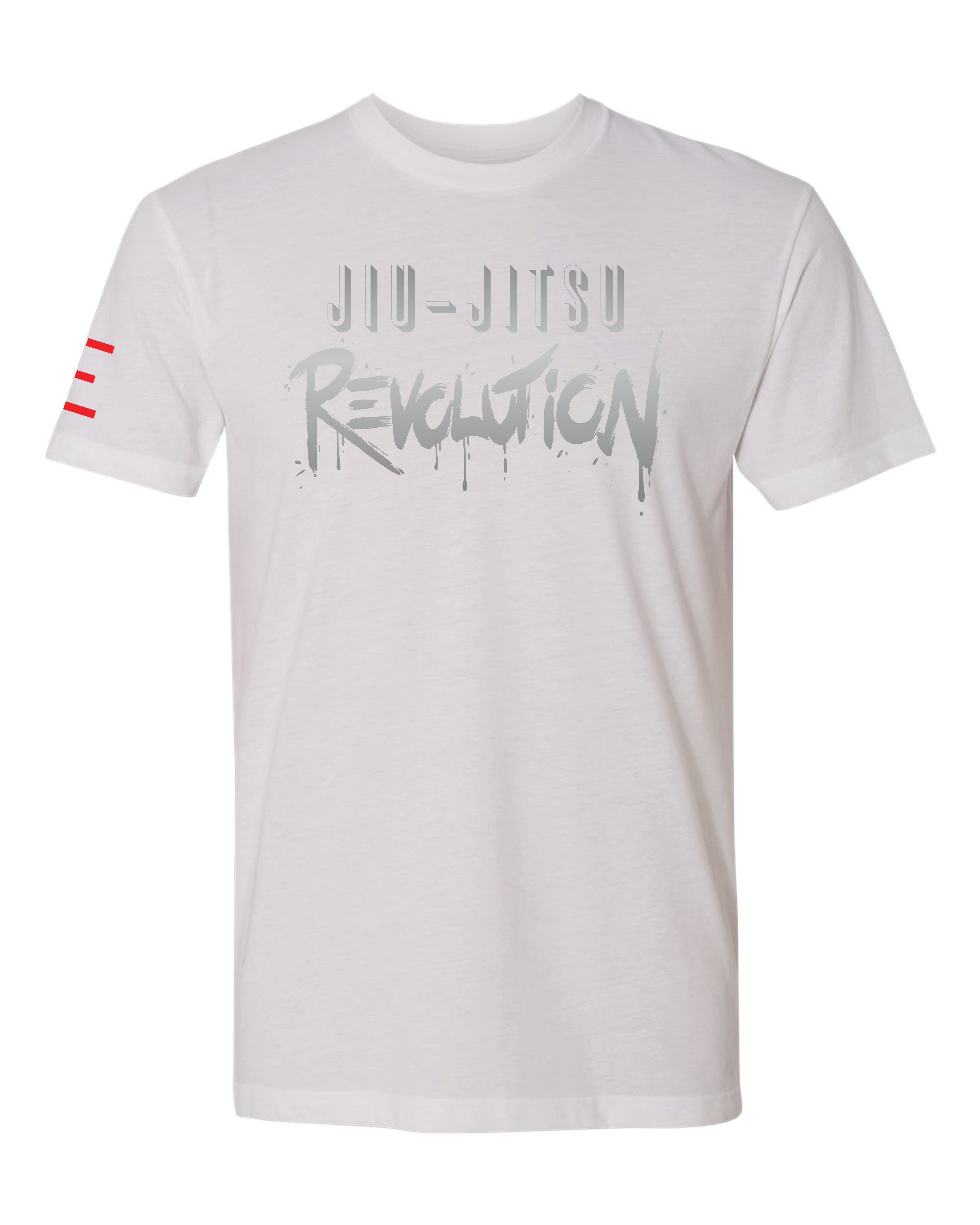 Jiu-Jitsu Revolution T-Shirt – Matte Silver Print, Ultra-Soft & Lightweight