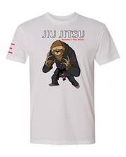Sombra the Methodical Sloth – Adult BJJ Premium T-shirt