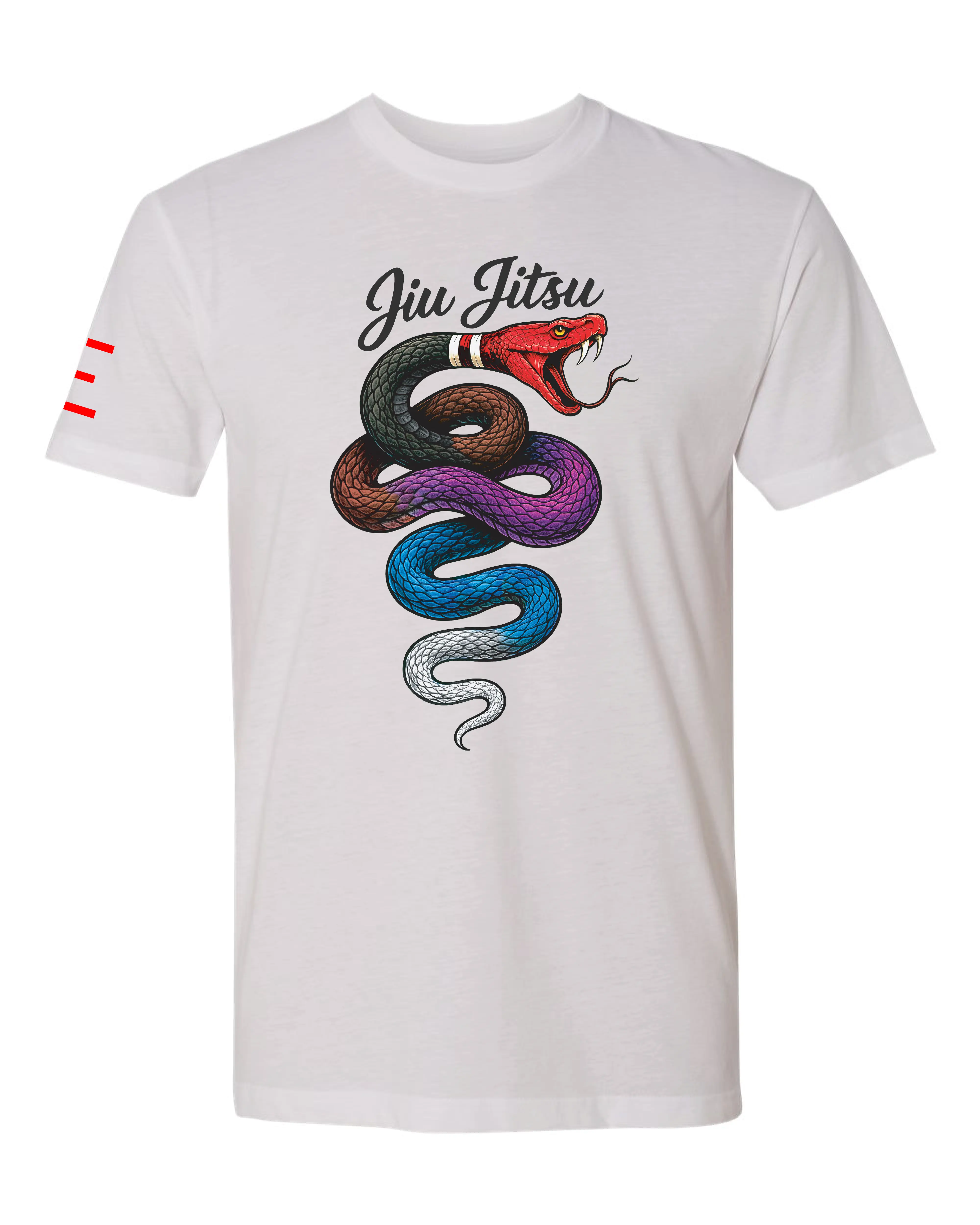 BJJ Belt Snake T-Shirt – Adult BJJ Premium T-shirt 