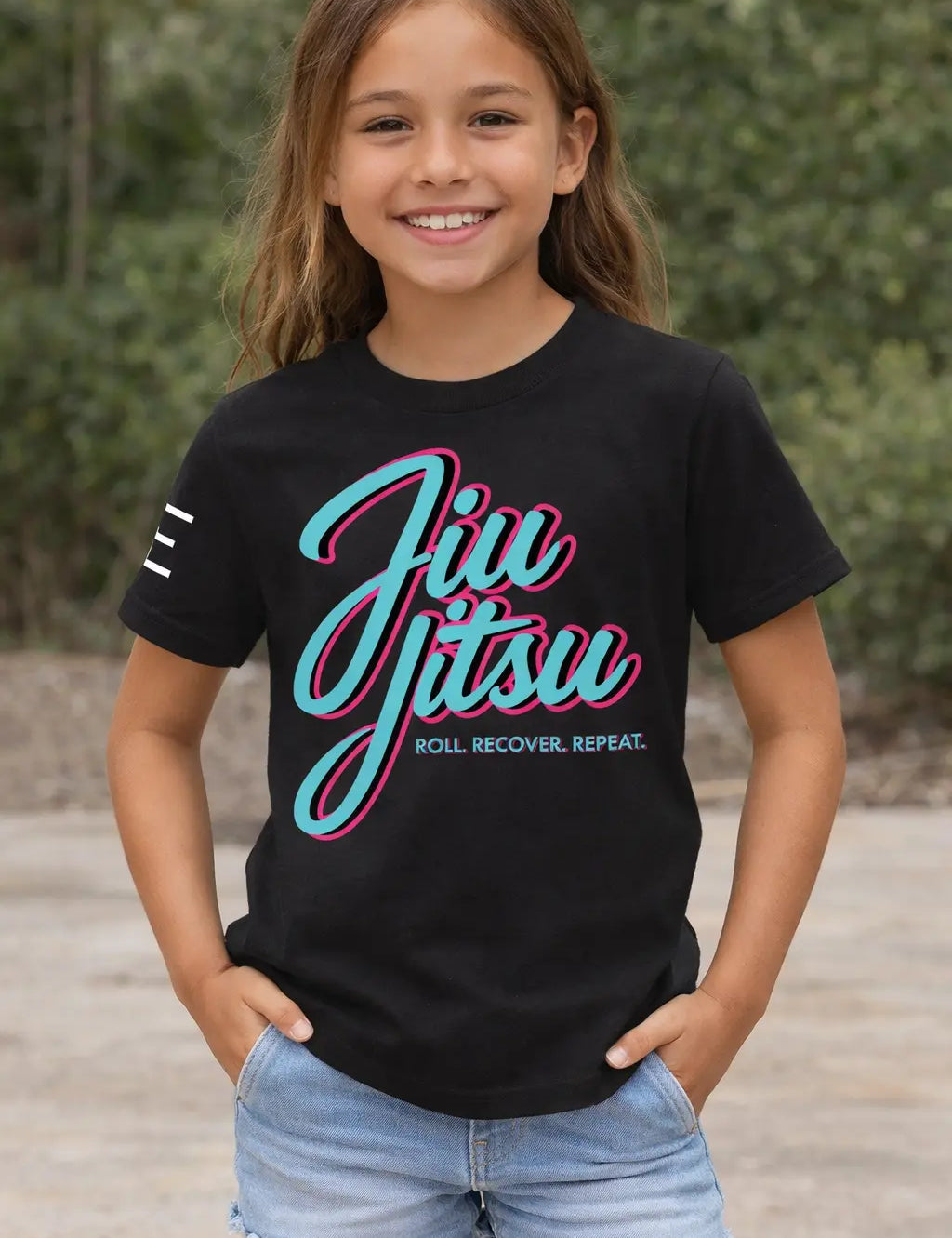 Youth - Roll Recover Repeat Youth Jiu-Jitsu T-Shirt 