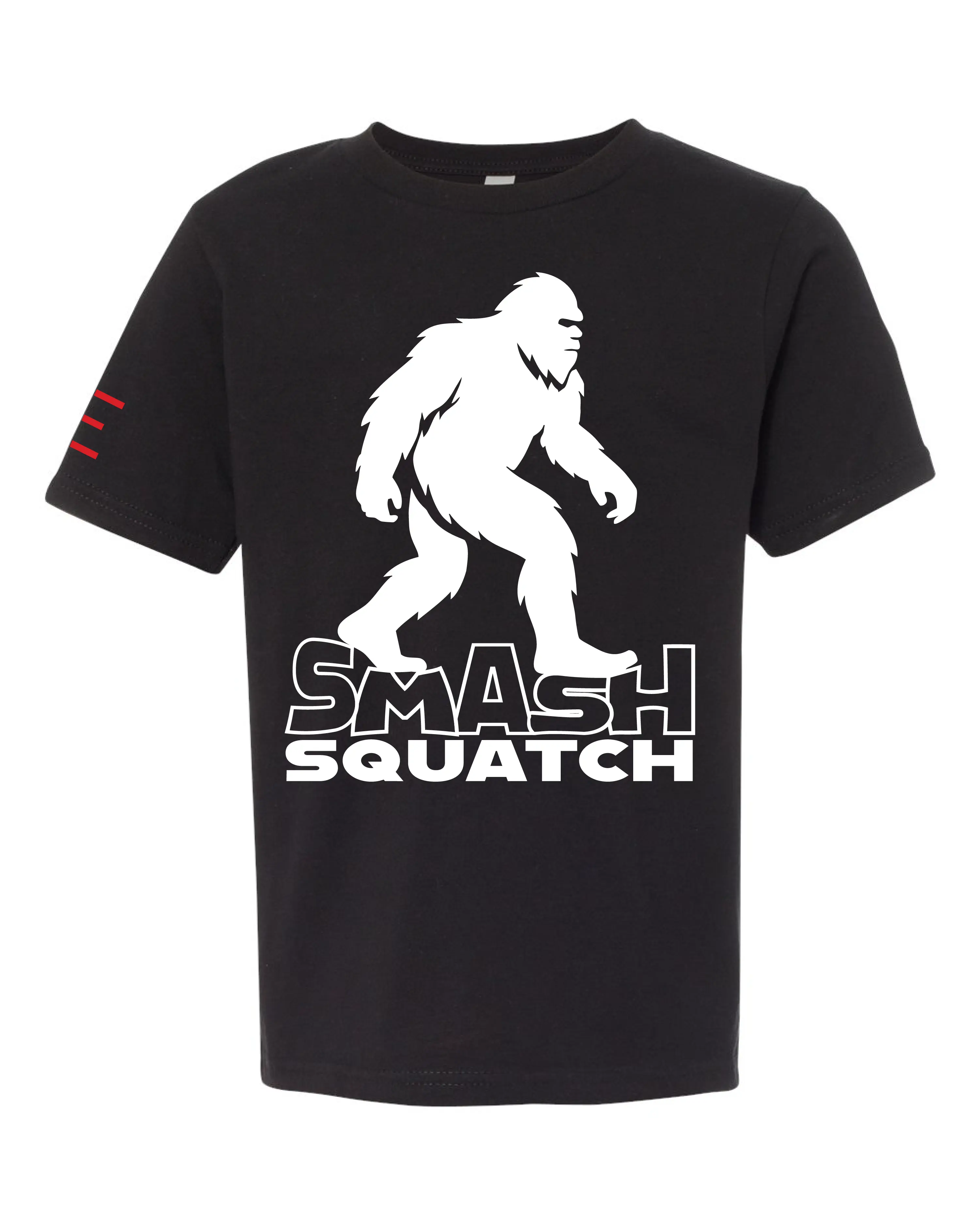 Youth - Smash Squatch Jiu-Jitsu T-Shirt – Funny Bigfoot BJJ Parody for Kids 
