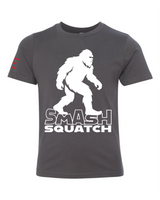 Youth - Smash Squatch Jiu-Jitsu T-Shirt – Funny Bigfoot BJJ Parody for Kids