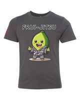 Youth - Frui-Jitsu Avocado Champ Youth Tee - Cute Avocado Wearing a Gi Cartoon Shirt