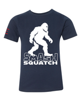 Youth - Smash Squatch Jiu-Jitsu T-Shirt – Funny Bigfoot BJJ Parody for Kids