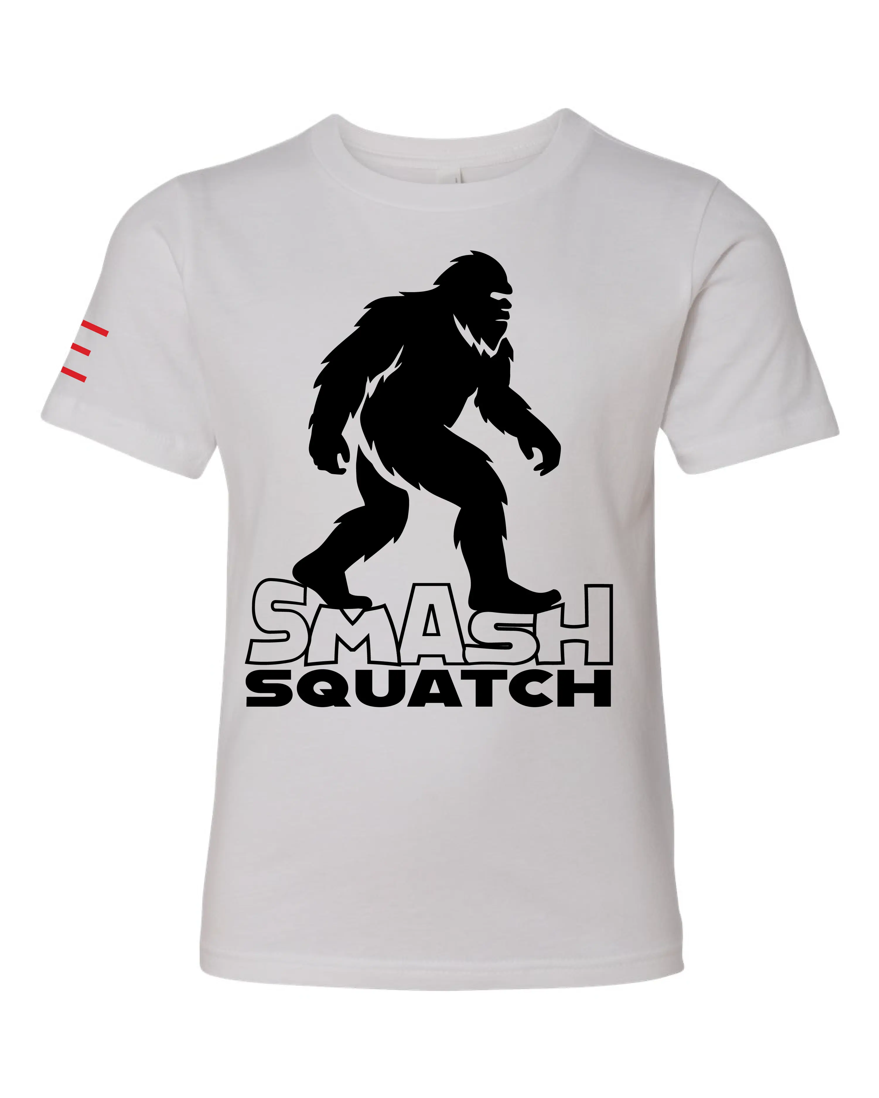 Youth - Smash Squatch Jiu-Jitsu T-Shirt – Funny Bigfoot BJJ Parody for Kids 