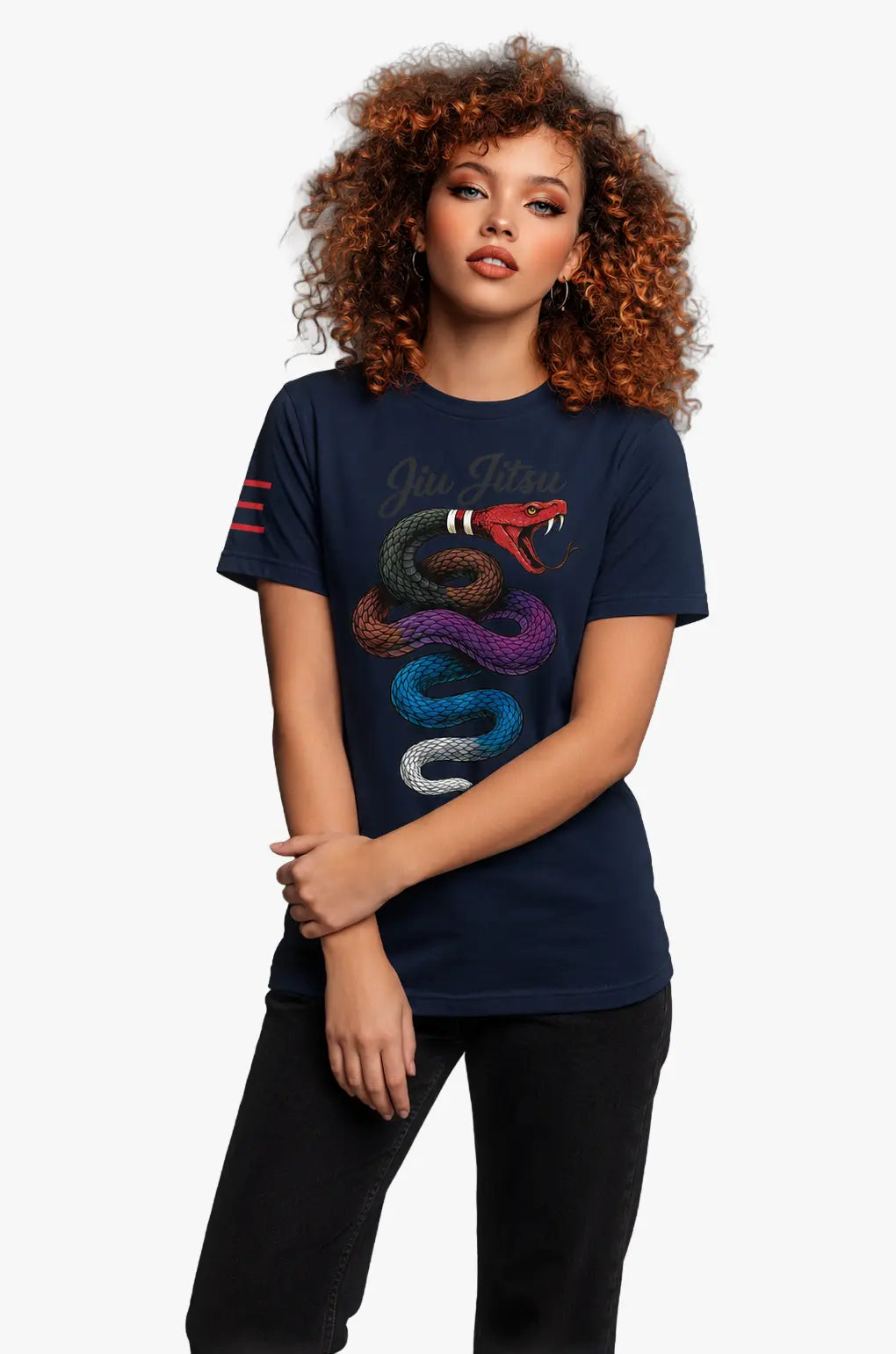 BJJ Belt Snake T-Shirt – Adult BJJ Premium T-shirt