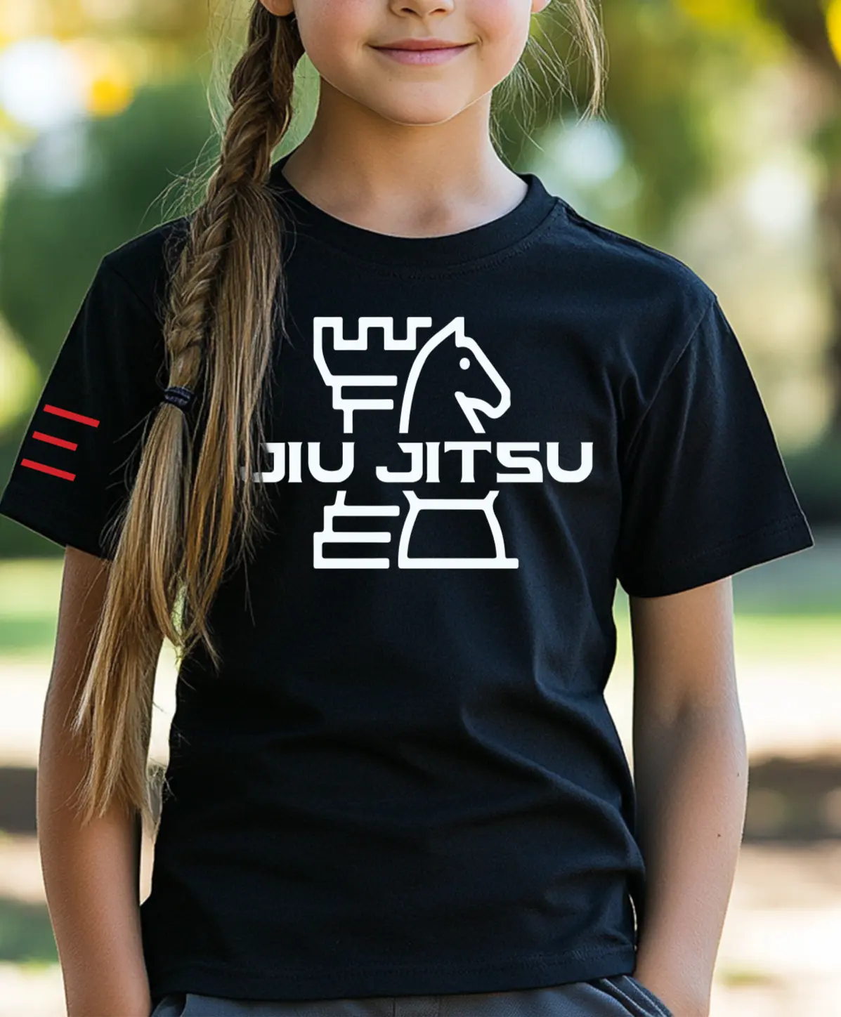 Youth - Jiu-Jitsu as Physical Chess Match - Where Technique Meets Strategy - 3Three Apparel LLC.