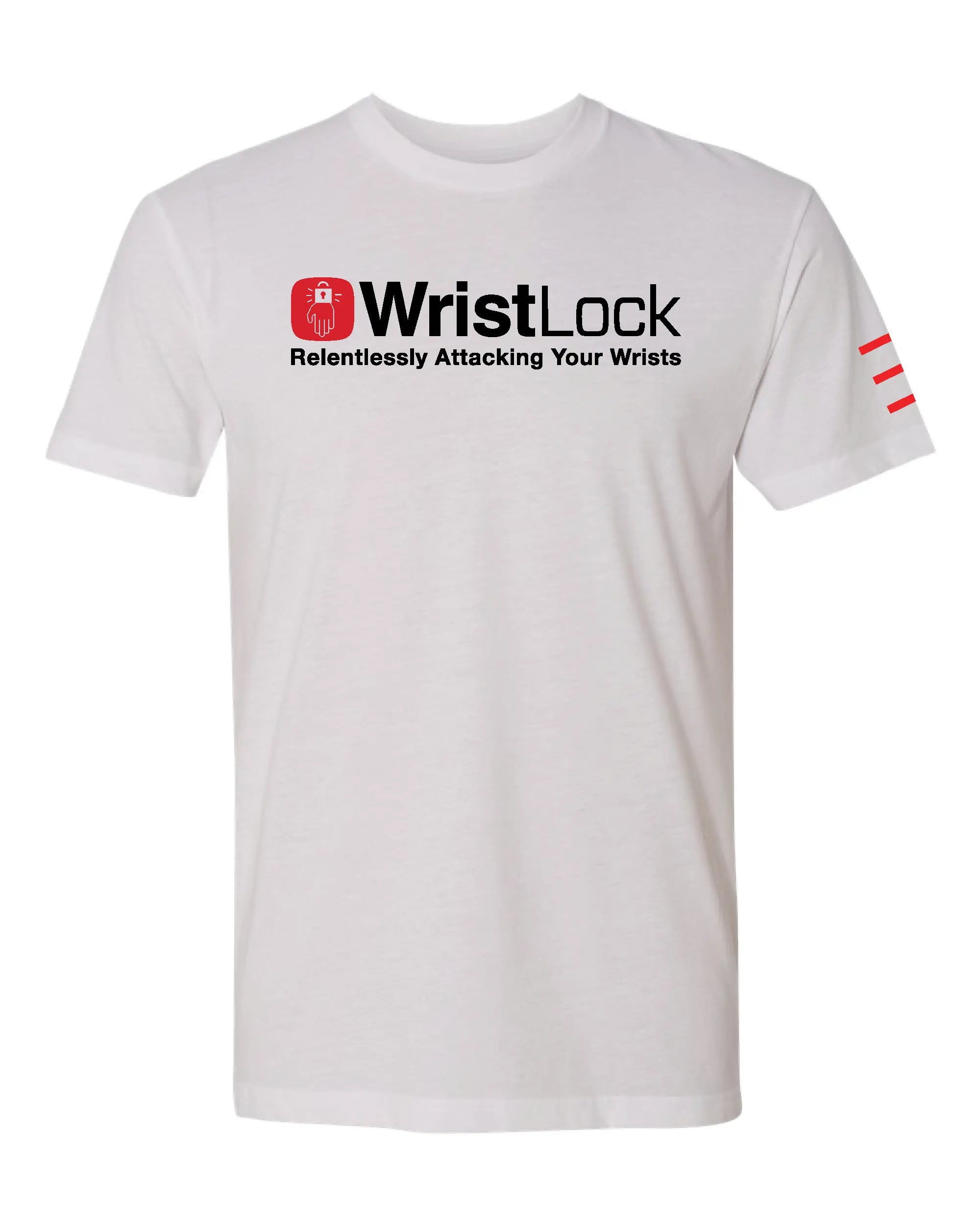 Jiu Jitsu - WristLock: Relentlessly Attacking Your Wrists - LifeLock Parody Logo 